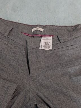 Dockers Light Gray Herringbone Dress Pants